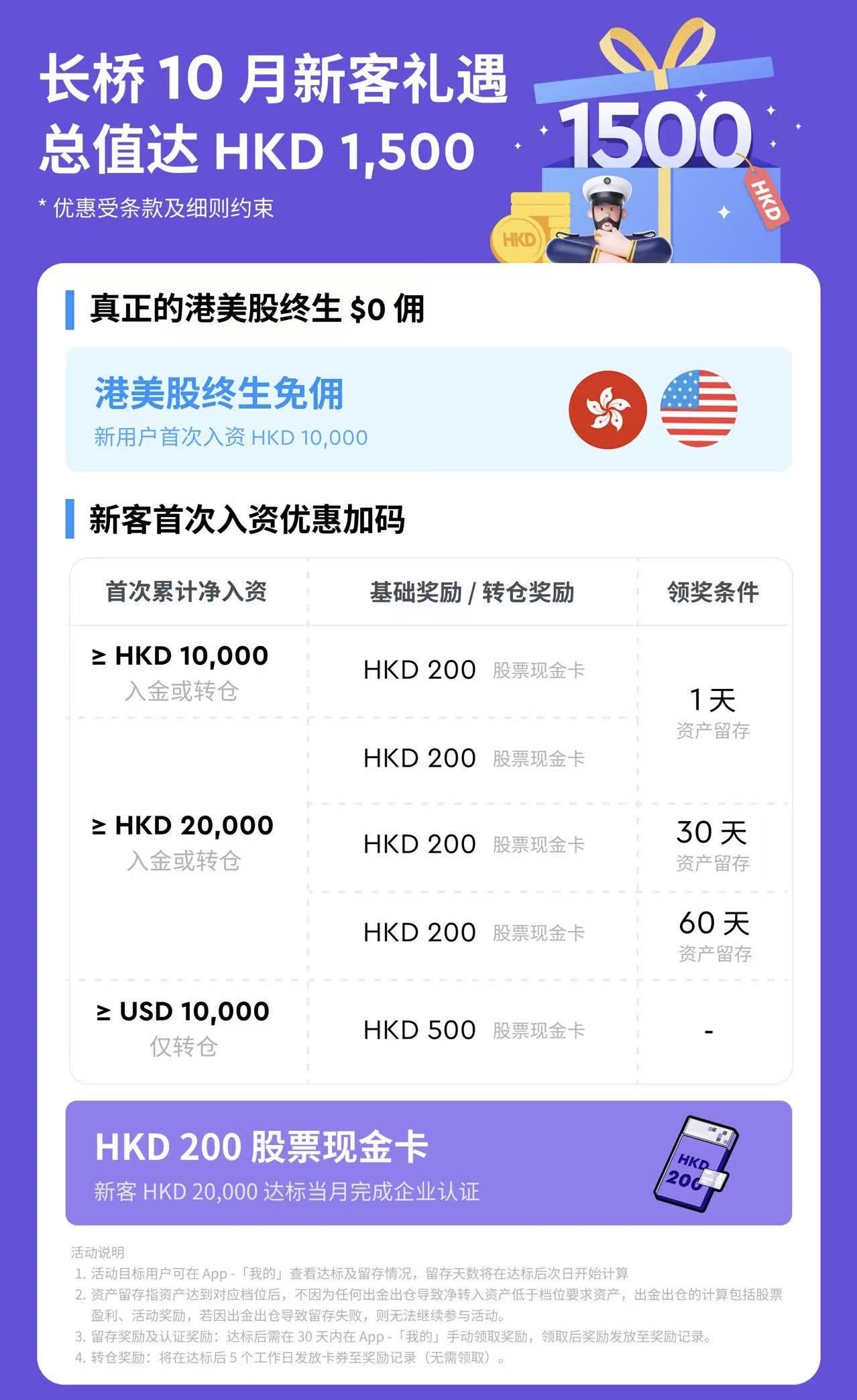 10月企业认证开户入金福利