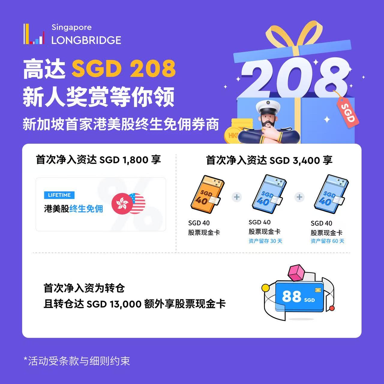 10月SG开户入金福利